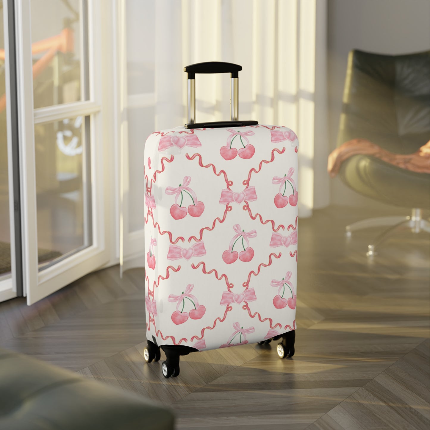 Coquette Cherry Luggage Cover