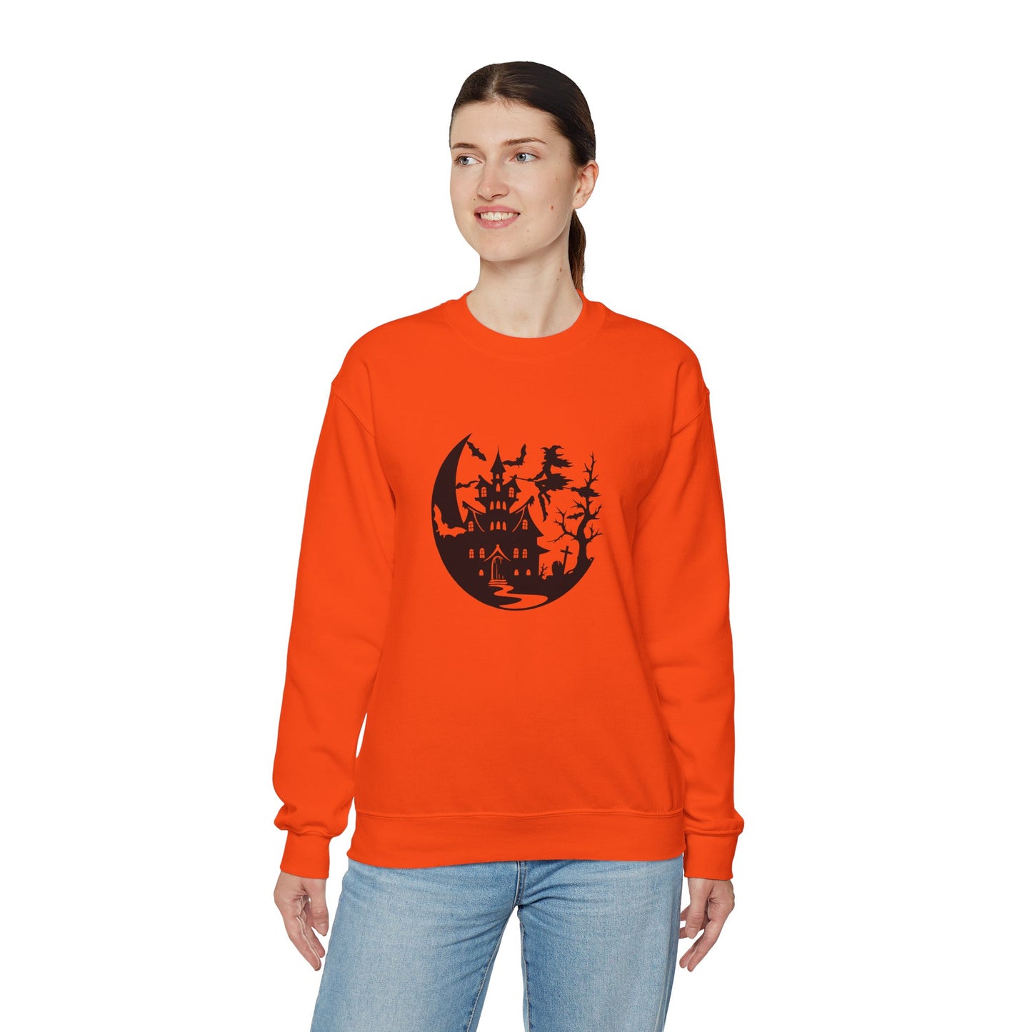 Spooky Halloween Unisex Crewneck Sweatshirt