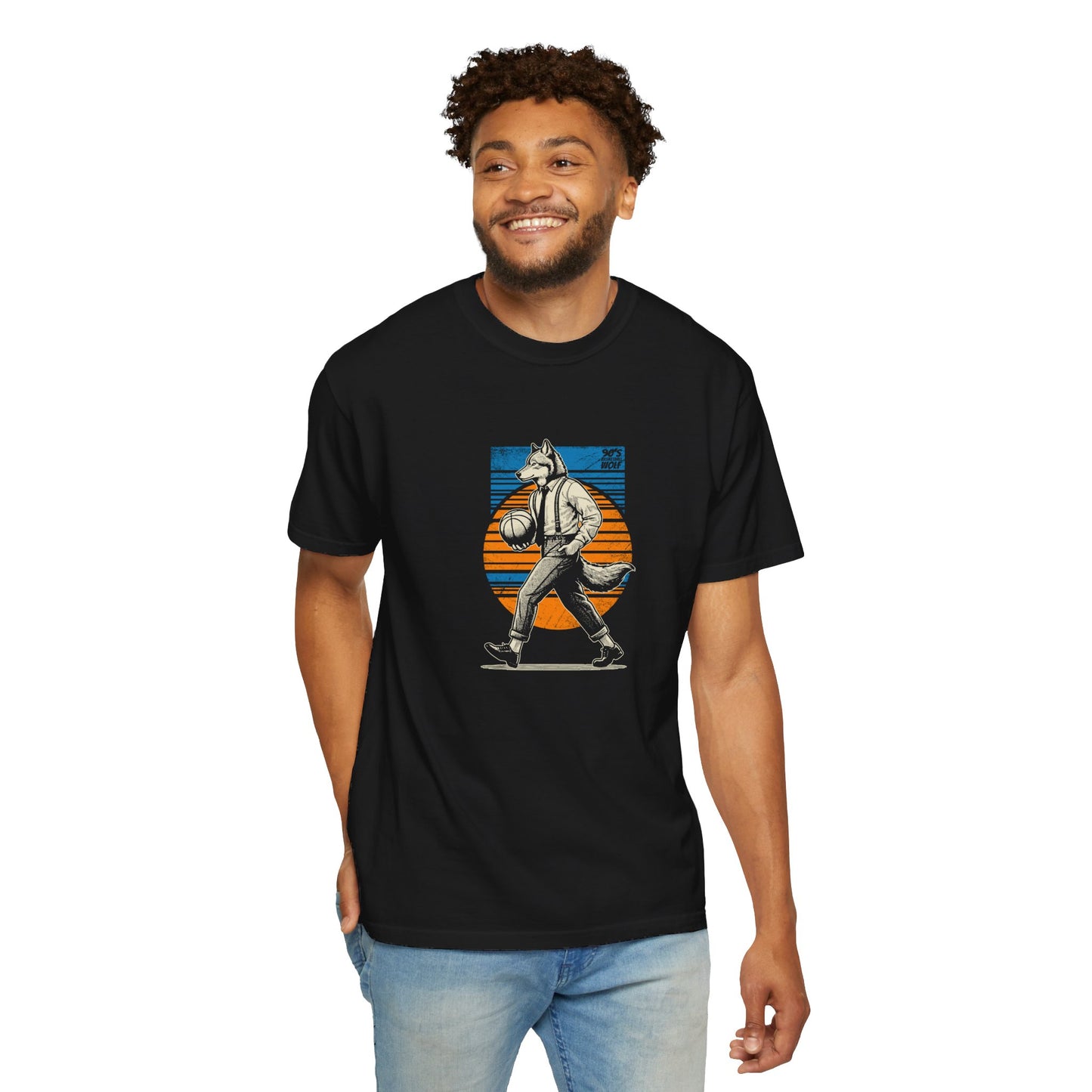 Basketball T-Shirt, 90's Style Unisex Crewneck