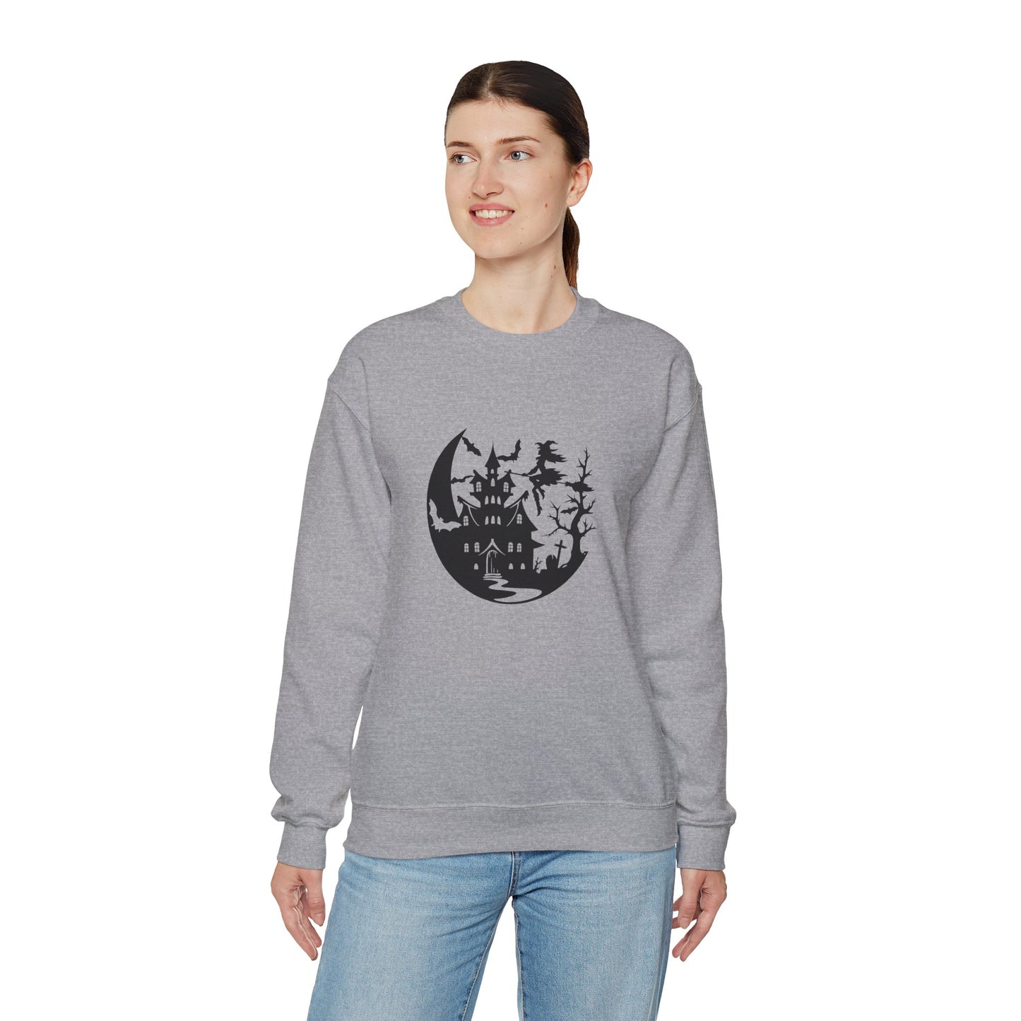 Spooky Halloween Unisex Crewneck Sweatshirt