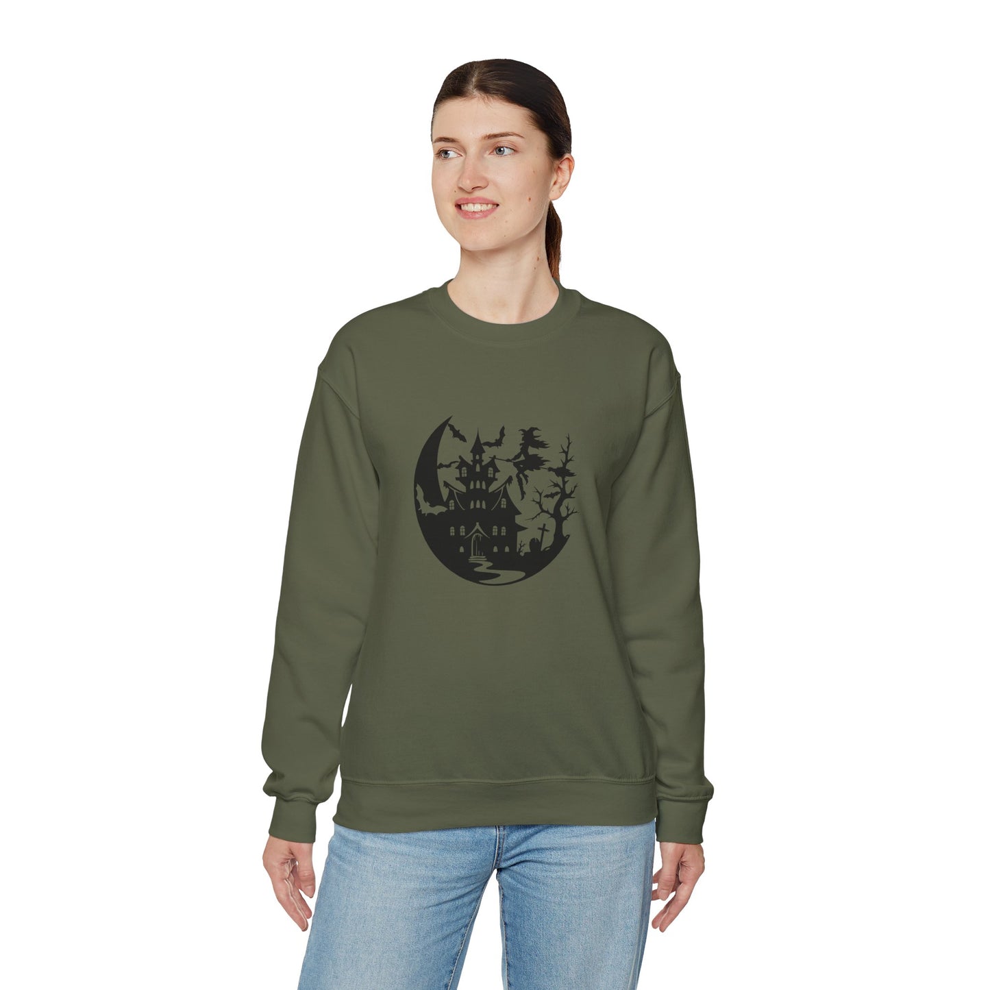 Spooky Halloween Unisex Crewneck Sweatshirt