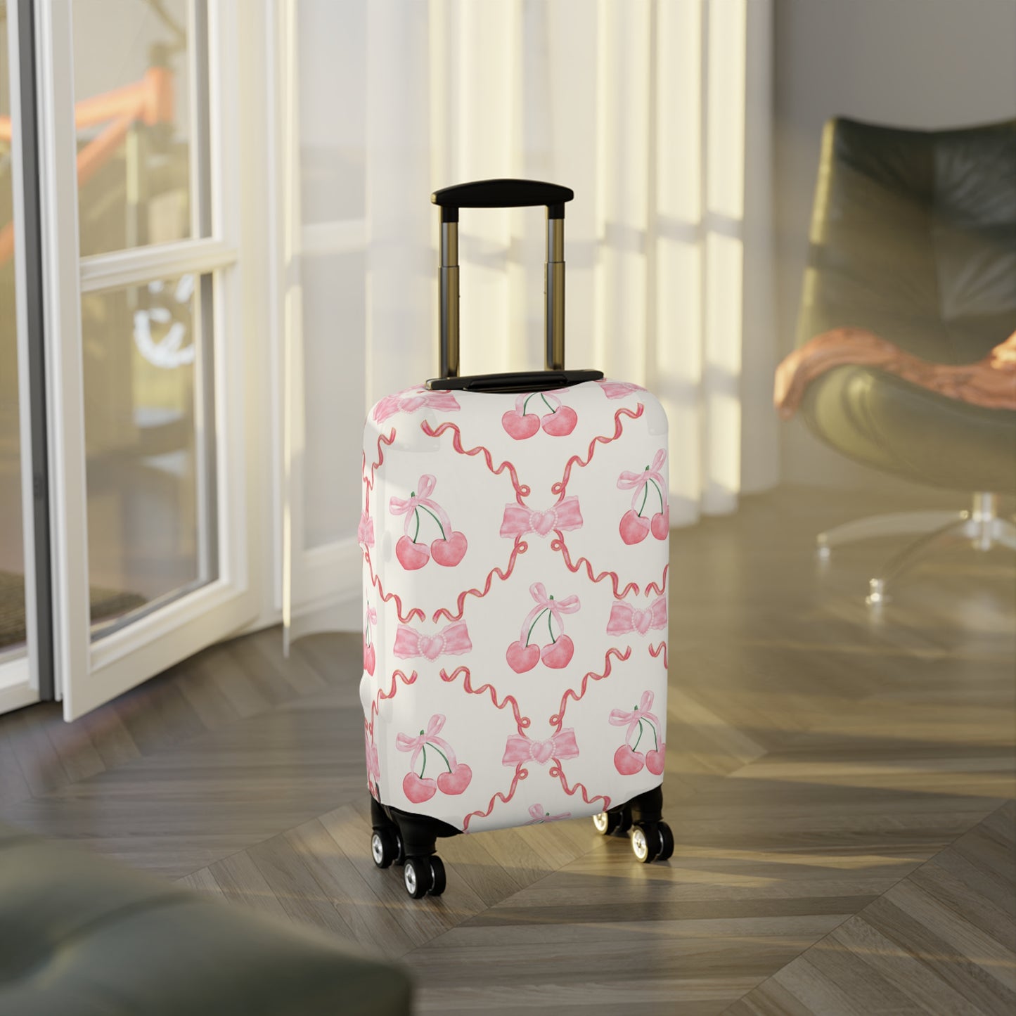 Coquette Cherry Luggage Cover