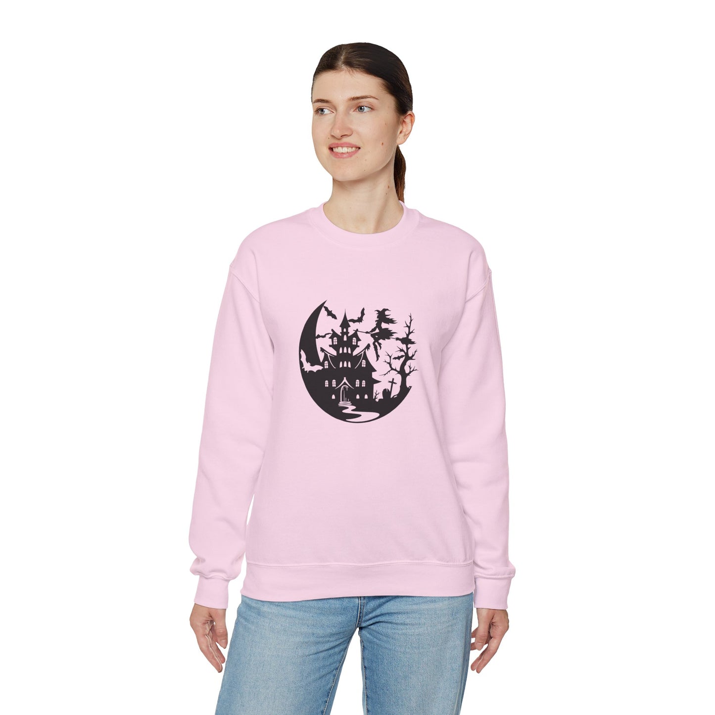 Spooky Halloween Unisex Crewneck Sweatshirt