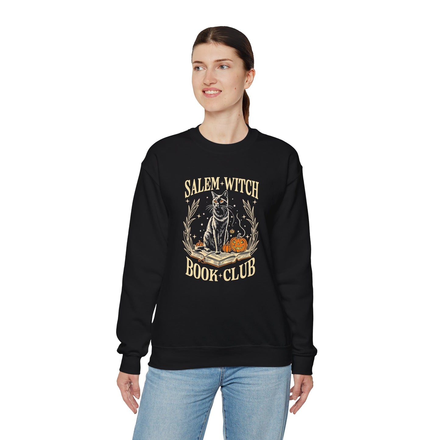 Salem Witch Book Club Halloween Unisex Crewneck Sweatshirt