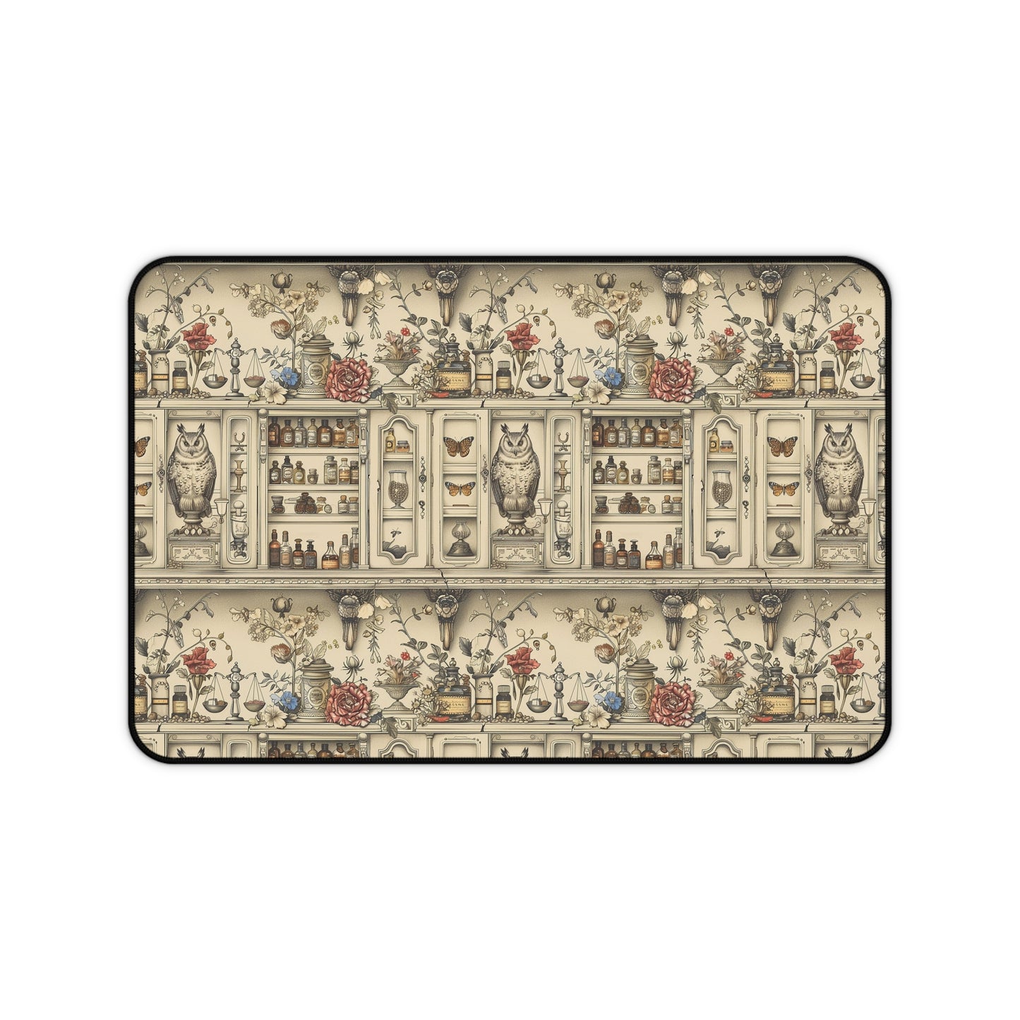 Apothecary Owls Computer Desk Mat