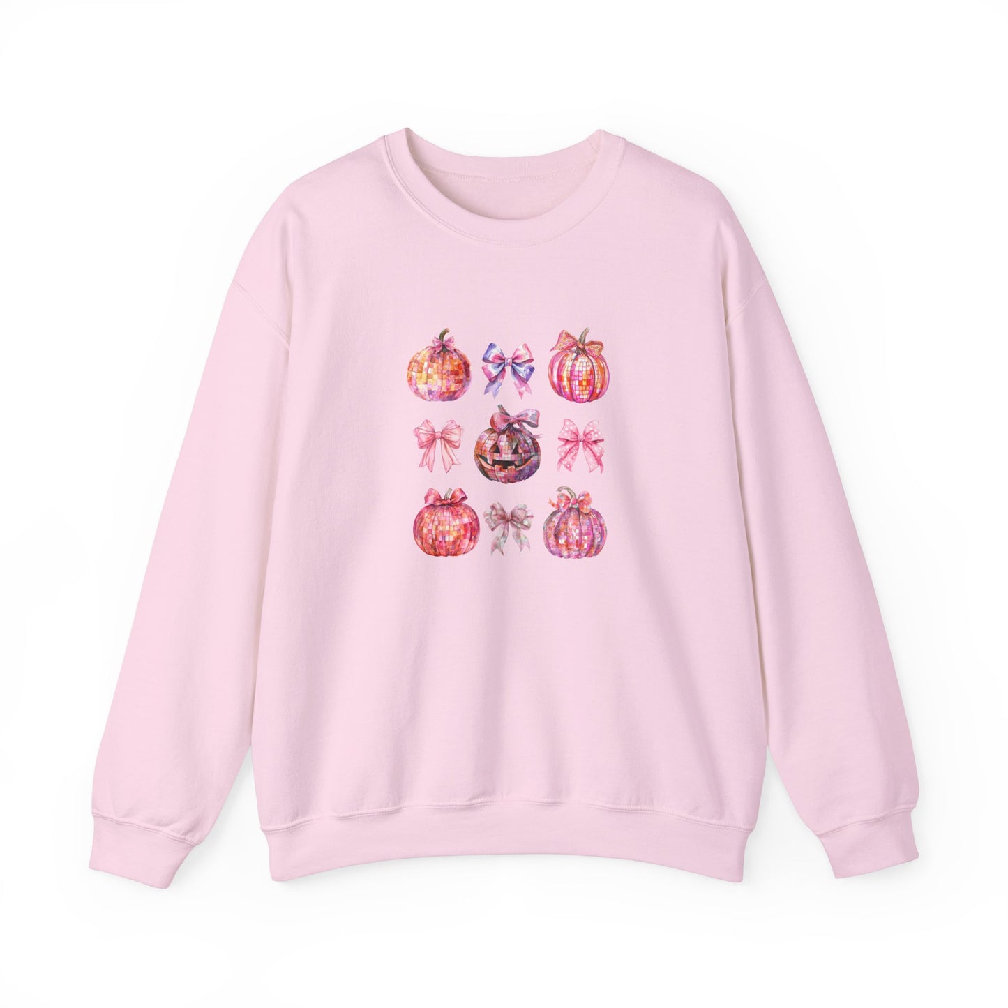 Halloween Disco Pumpkins Unisex Crewneck Sweatshirt