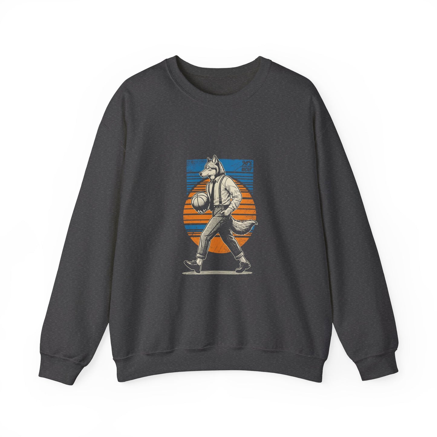 Basketball Sweatshirt, 90's Style Unisex Crewneck