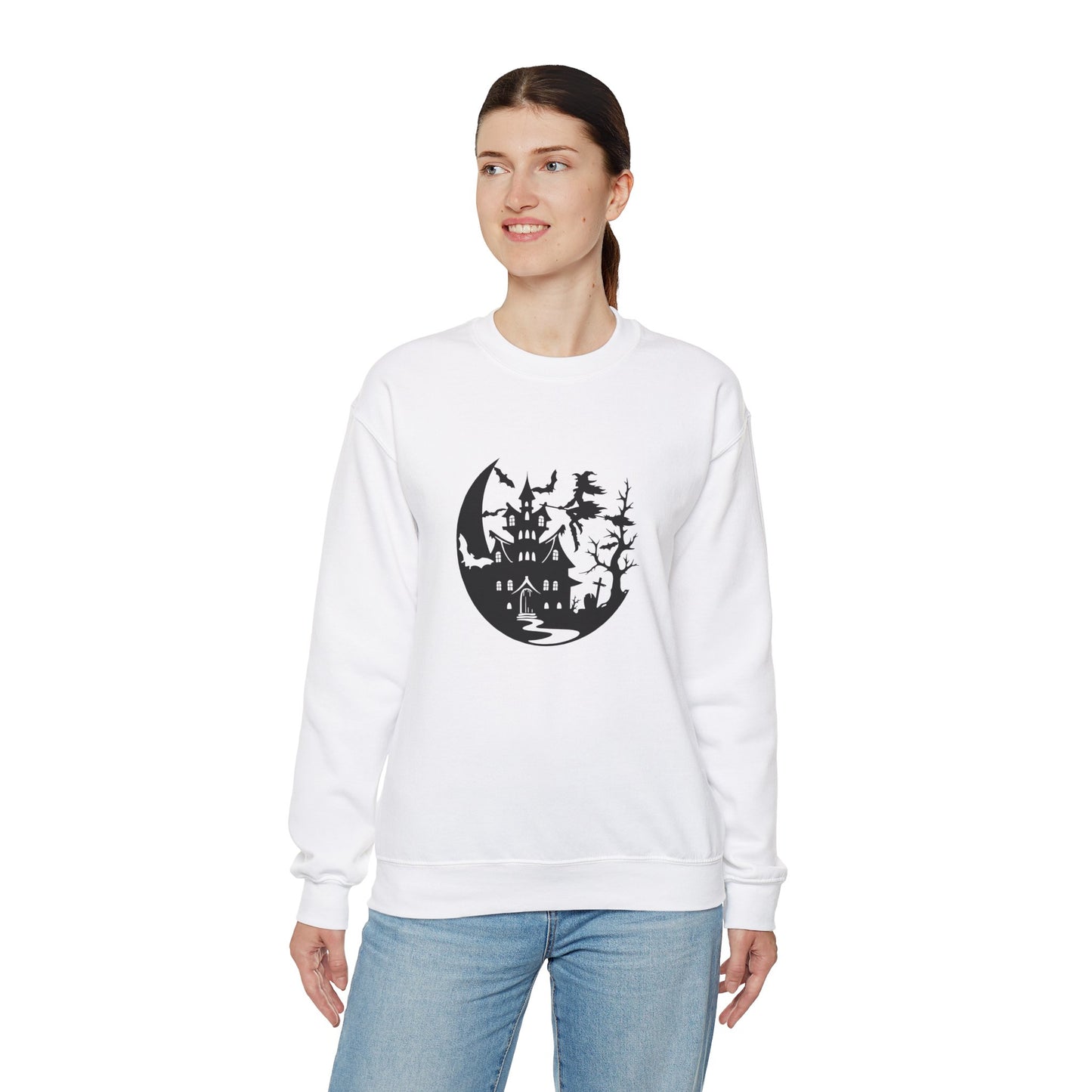 Spooky Halloween Unisex Crewneck Sweatshirt