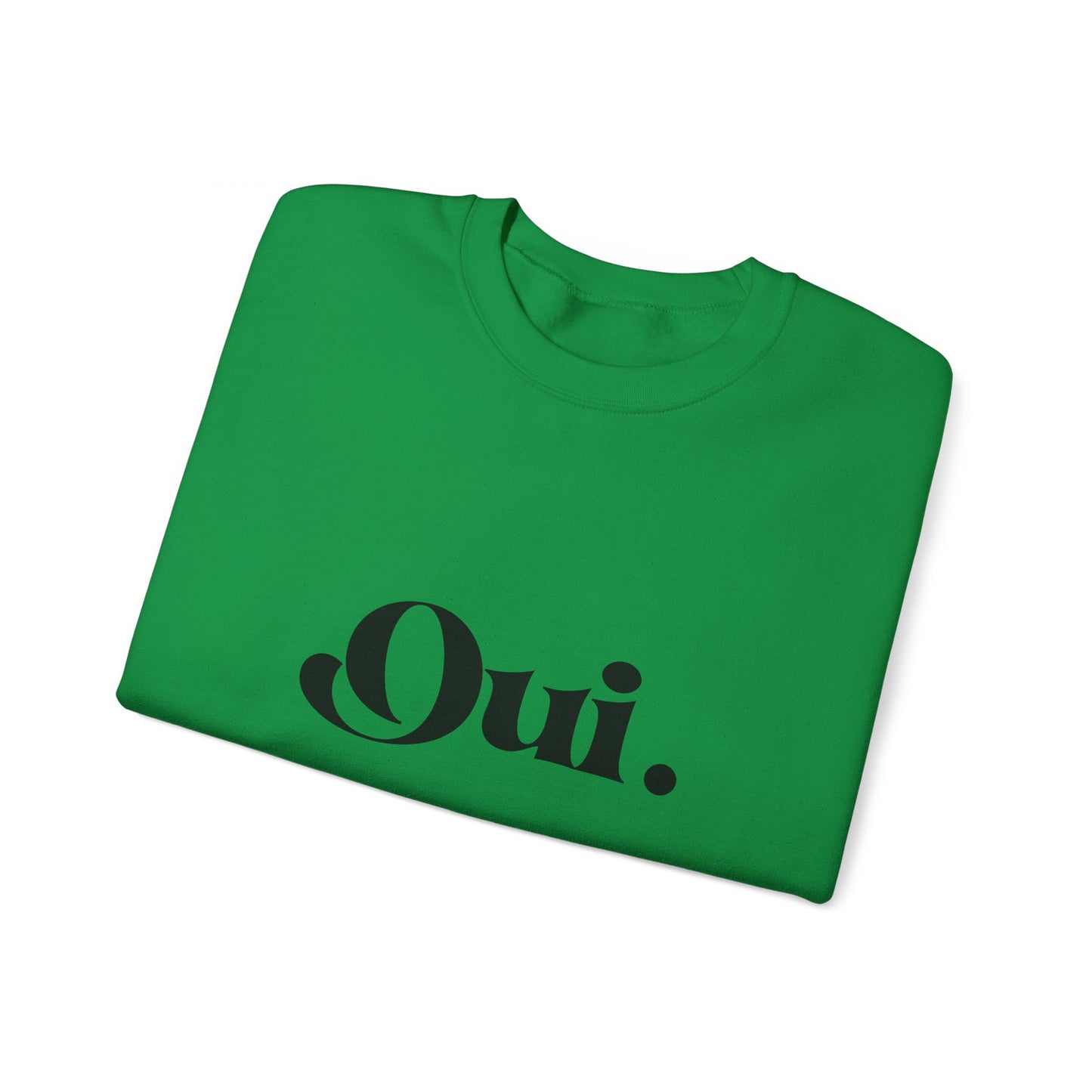 Oui Sweatshirt, Minimalist French Crewneck