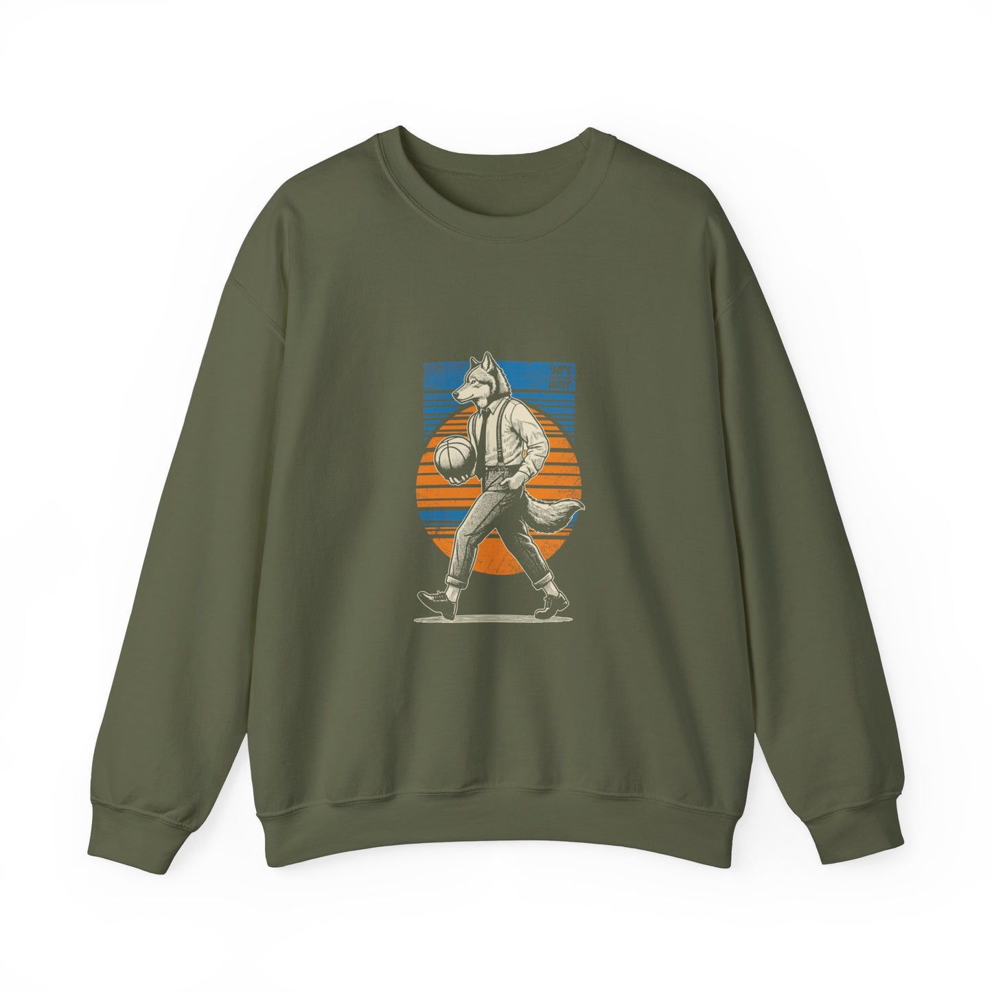 Basketball Sweatshirt, 90's Style Unisex Crewneck