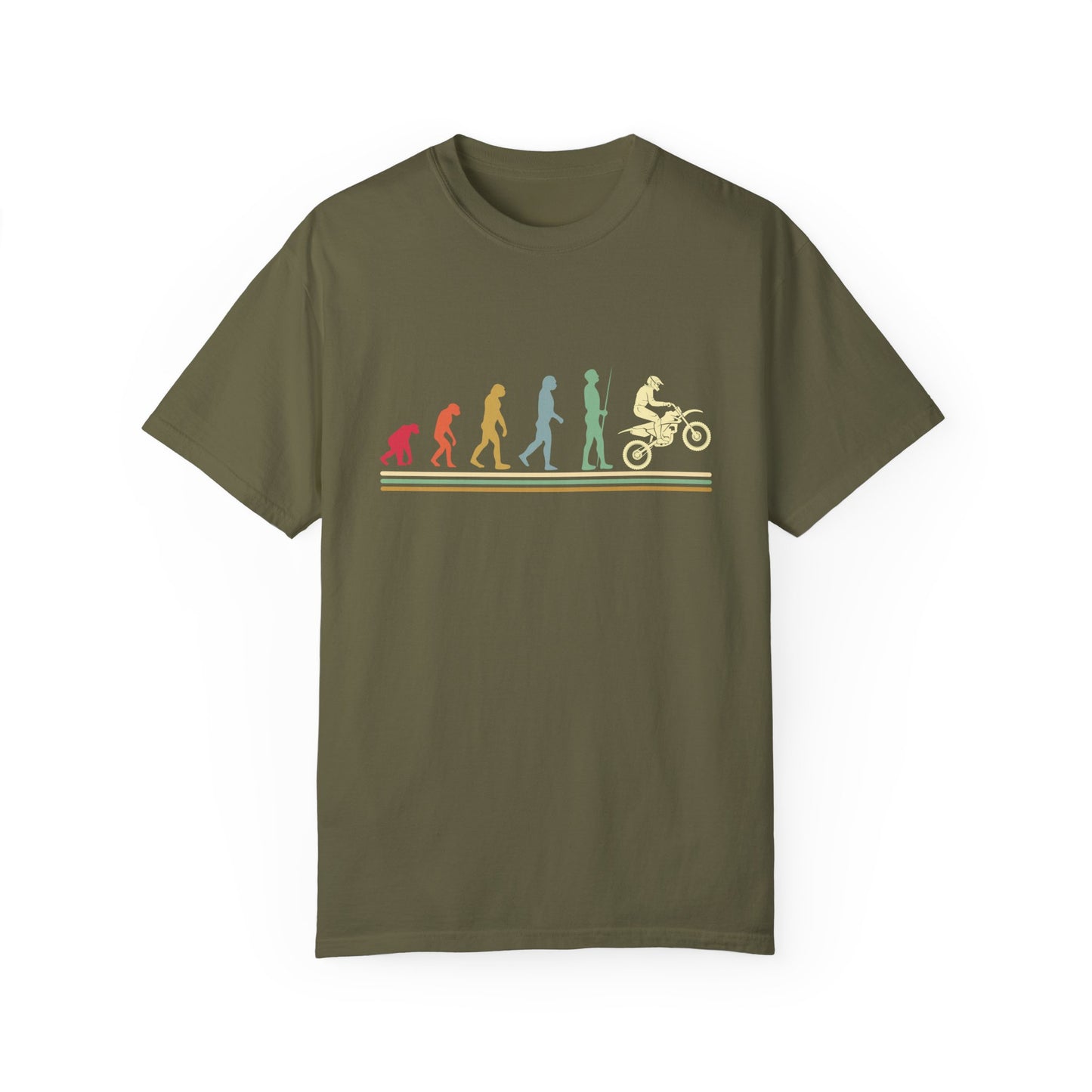 Ape to Dirt Biker Evolution T-Shirt