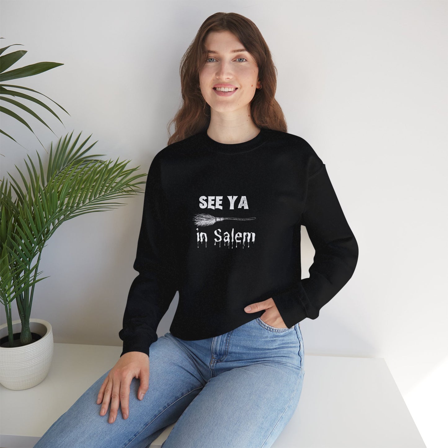 See Ya in Salem Halloween Unisex Crewneck Sweatshirt