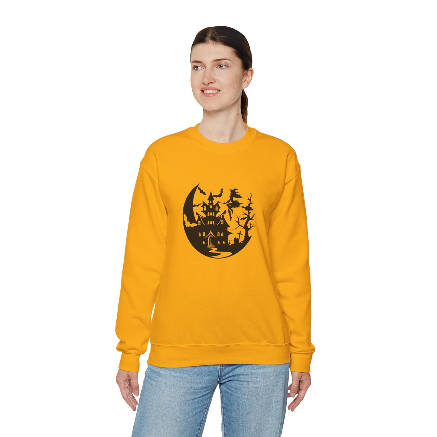 Spooky Halloween Unisex Crewneck Sweatshirt