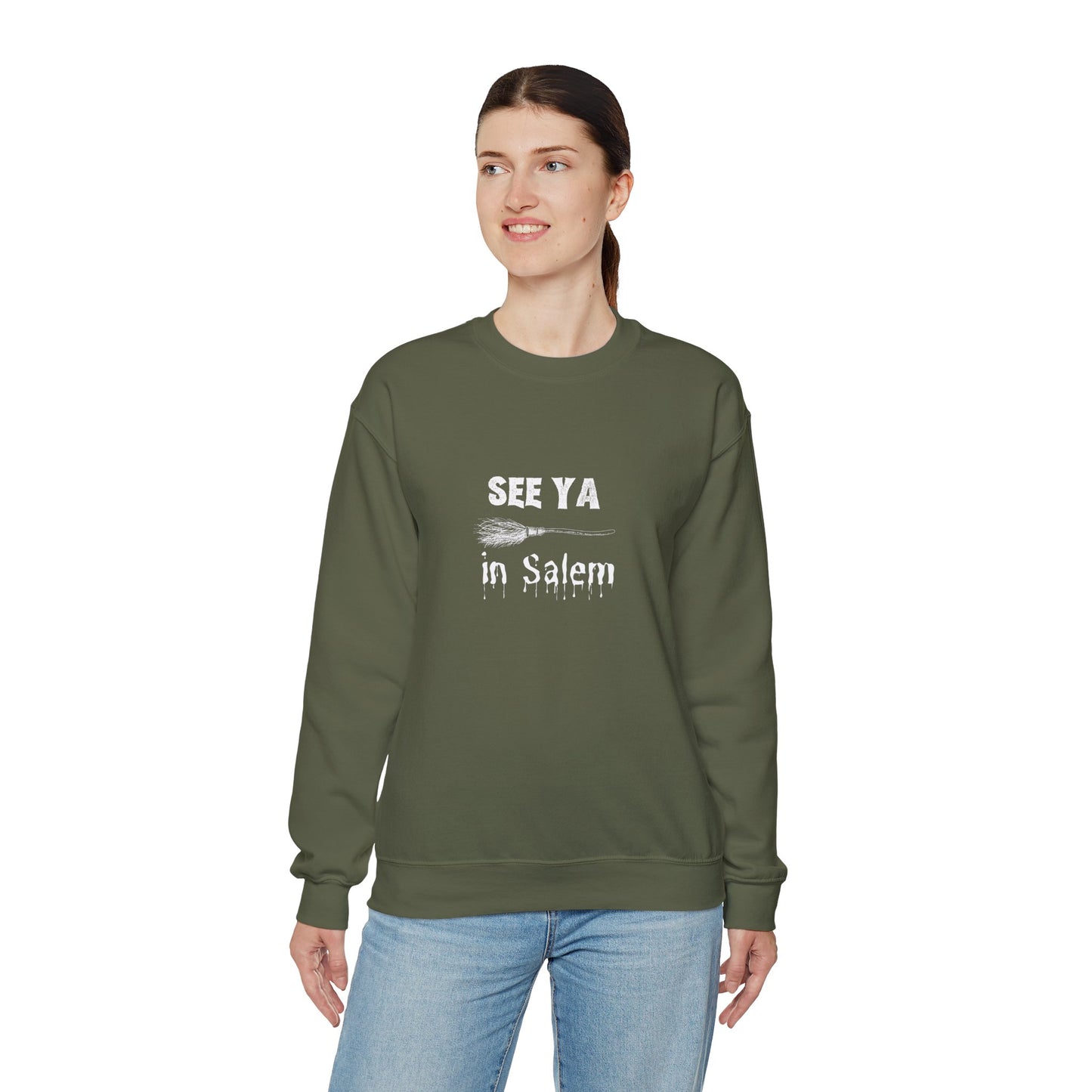 See Ya in Salem Halloween Unisex Crewneck Sweatshirt