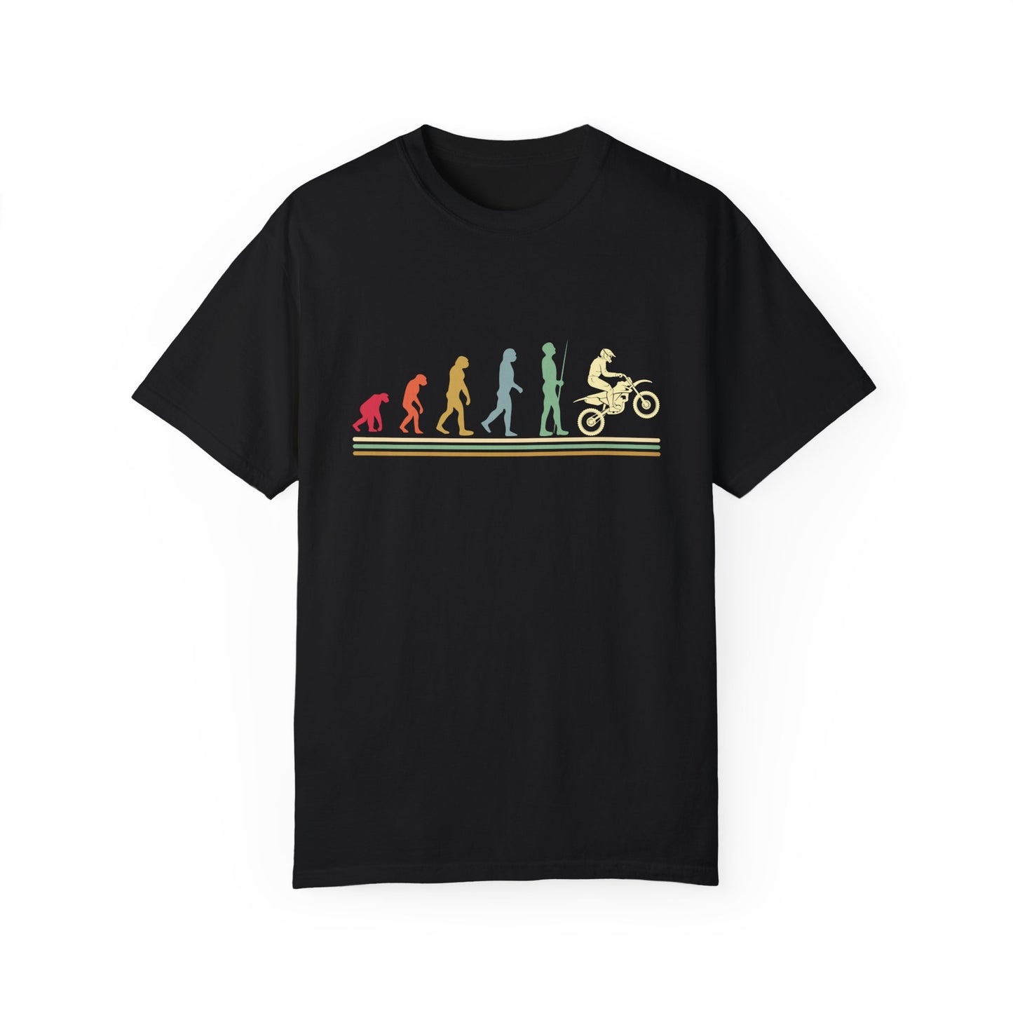 Ape to Dirt Biker Evolution T-Shirt