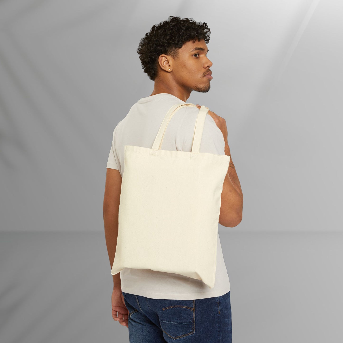 Gemini Cotton Canvas Tote Bag