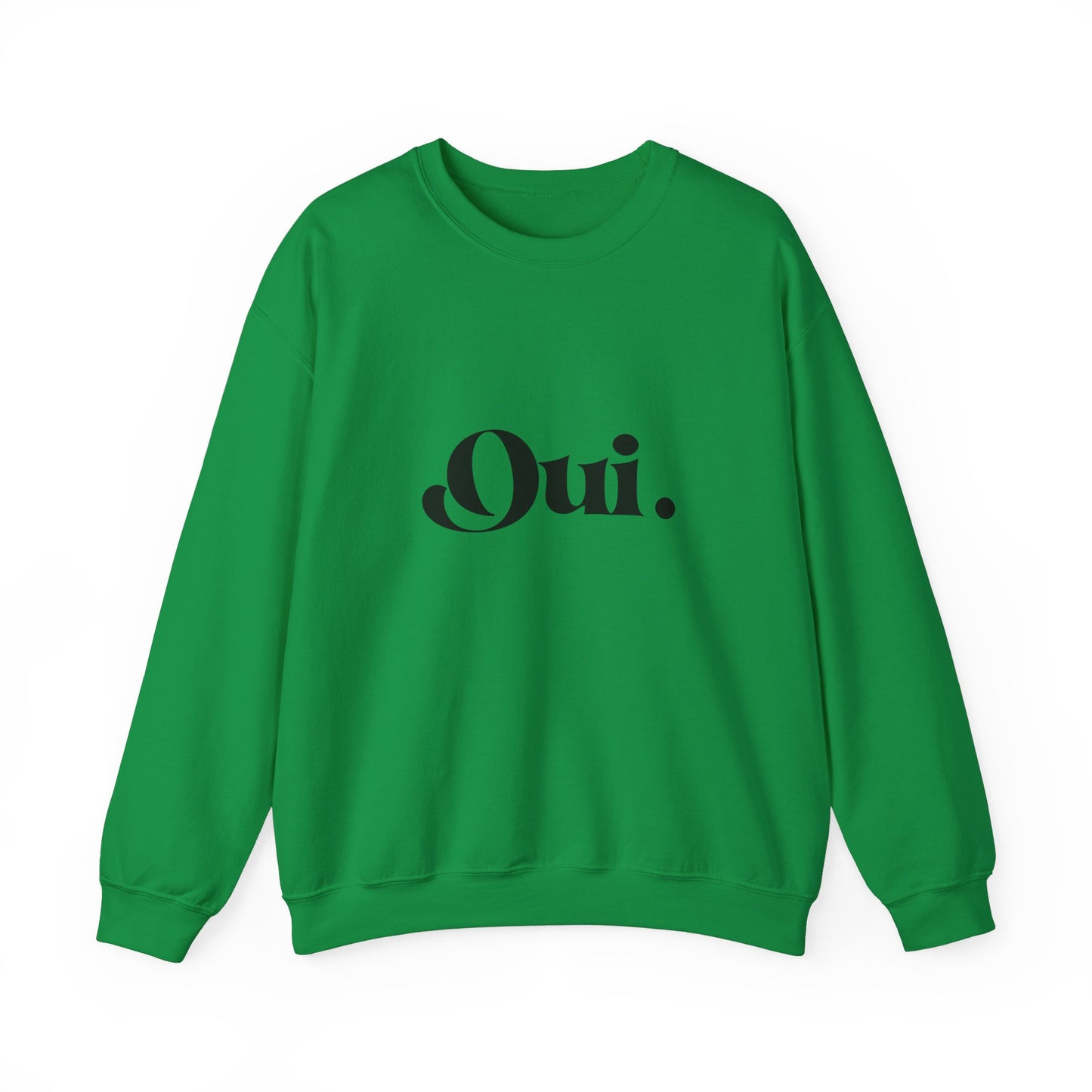 Oui Sweatshirt, Minimalist French Crewneck