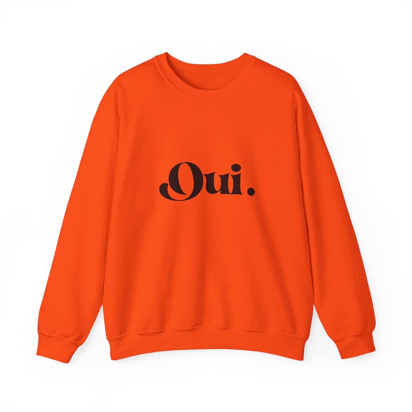 Oui Sweatshirt, Minimalist French Crewneck