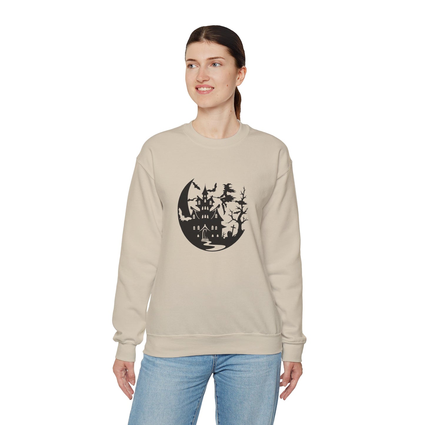 Spooky Halloween Unisex Crewneck Sweatshirt