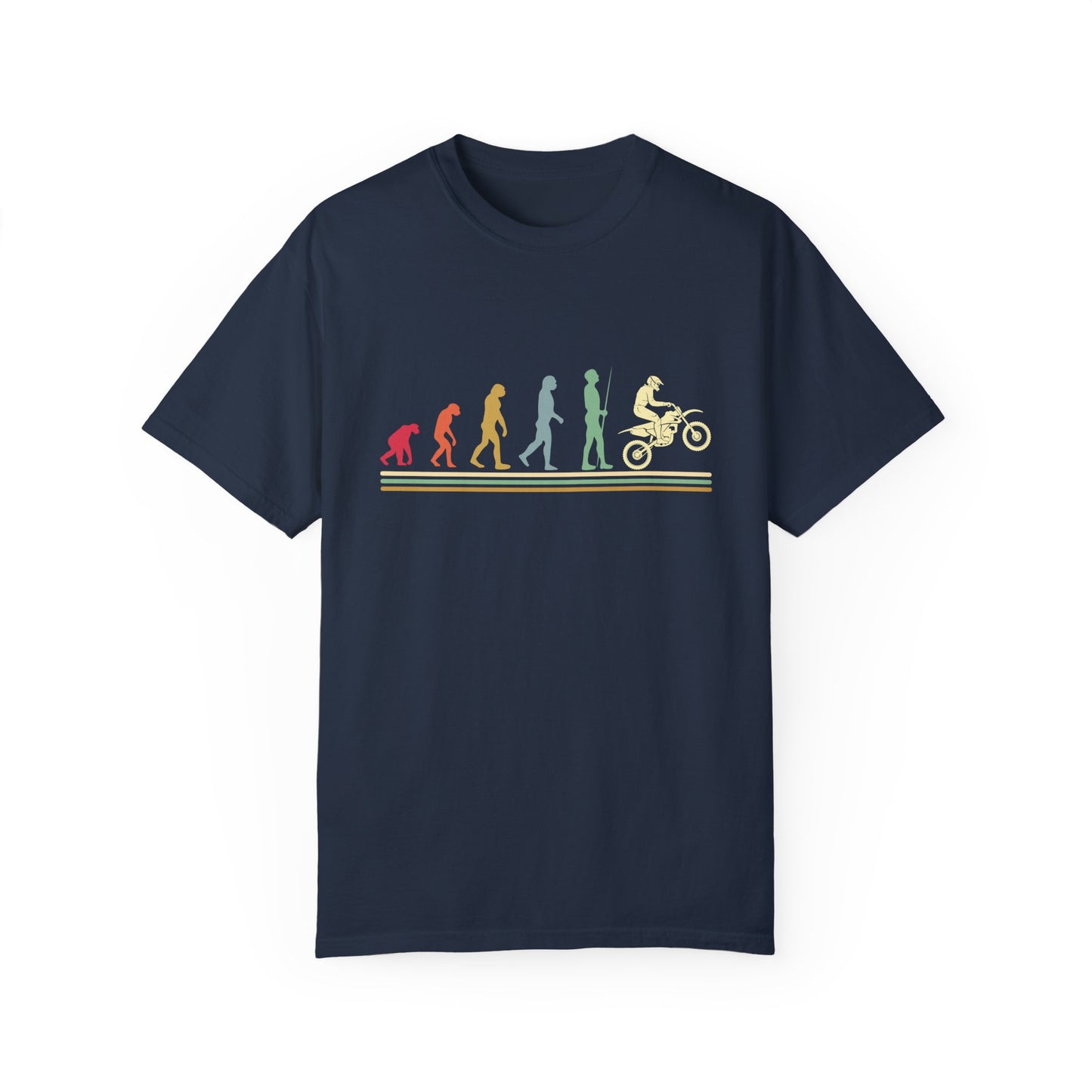 Ape to Dirt Biker Evolution T-Shirt