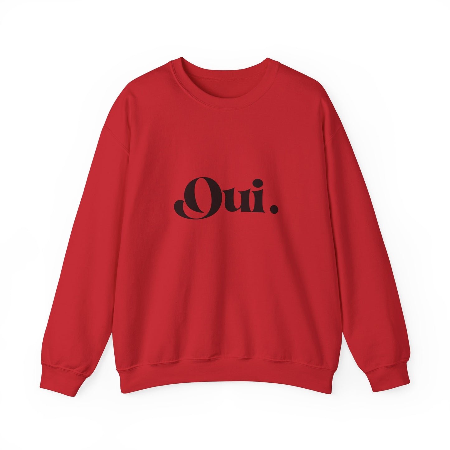 Oui Sweatshirt, Minimalist French Crewneck