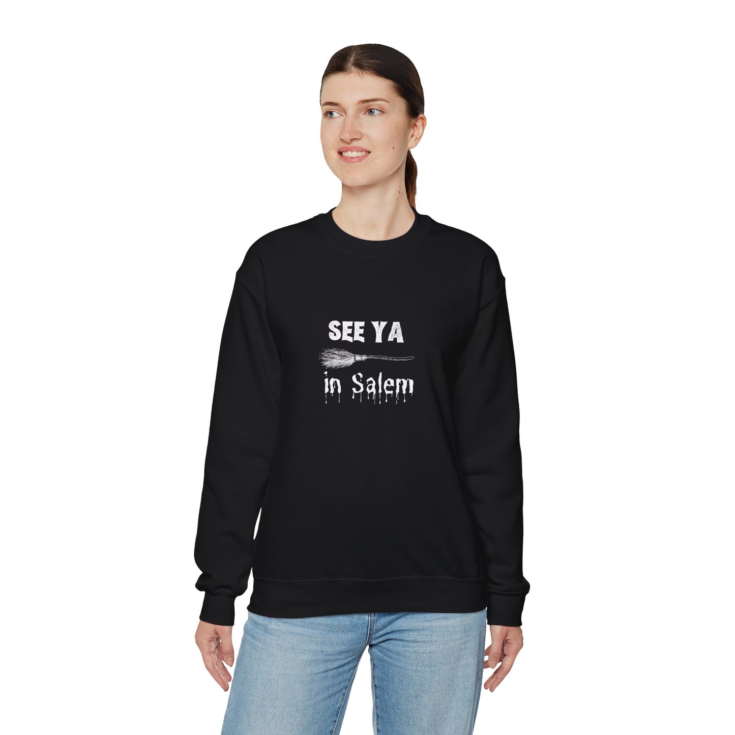 See Ya in Salem Halloween Unisex Crewneck Sweatshirt