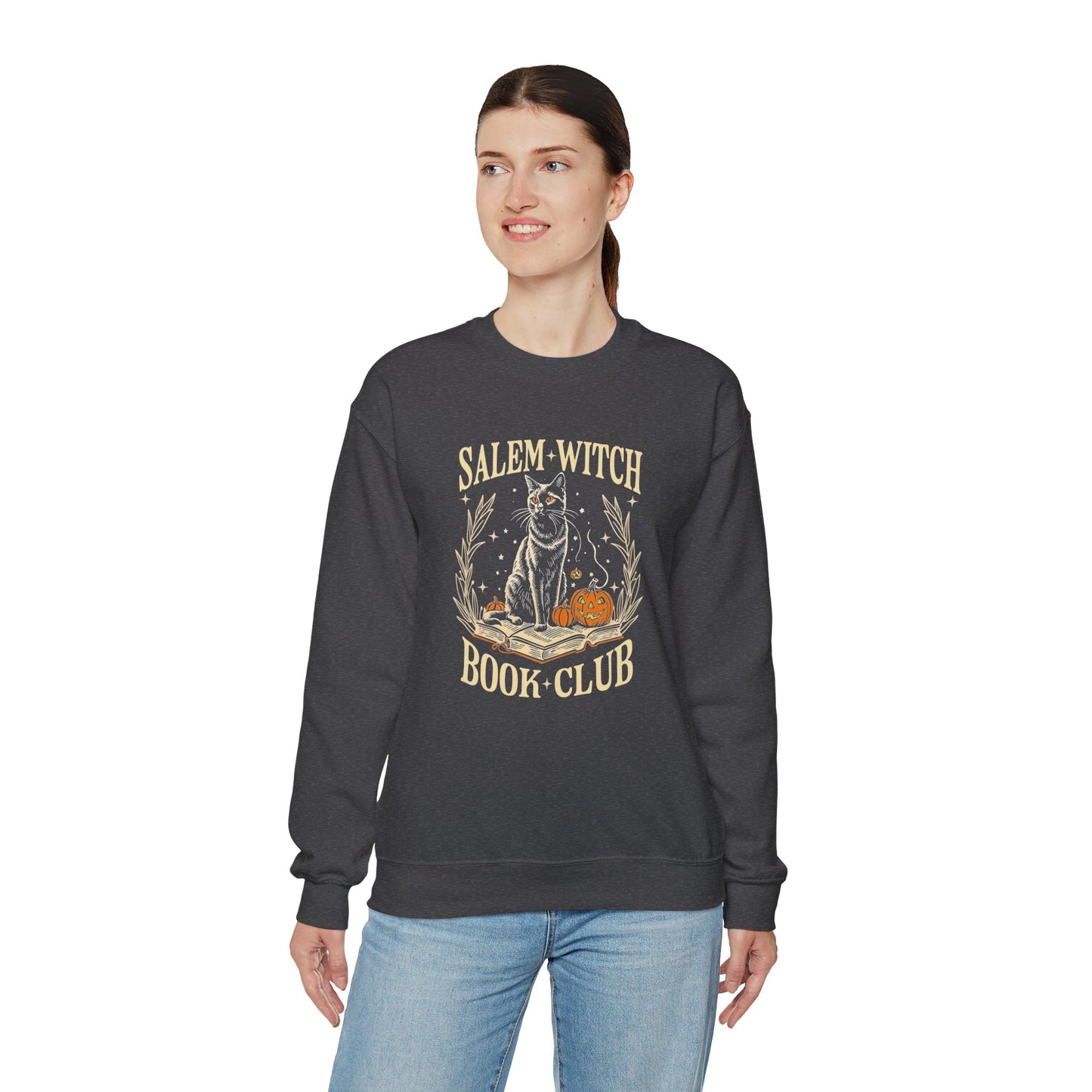 Salem Witch Book Club Halloween Unisex Crewneck Sweatshirt