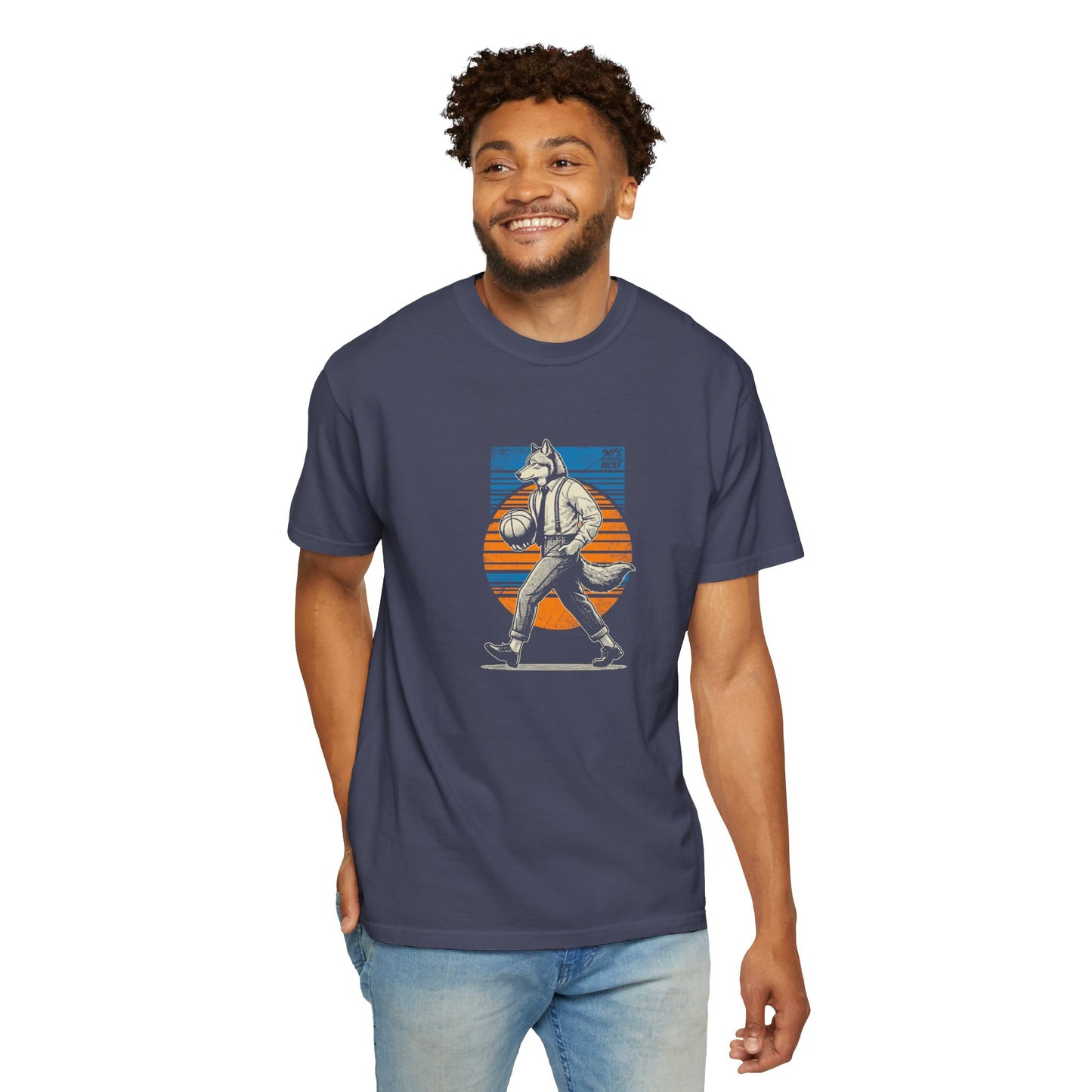 Basketball T-Shirt, 90's Style Unisex Crewneck