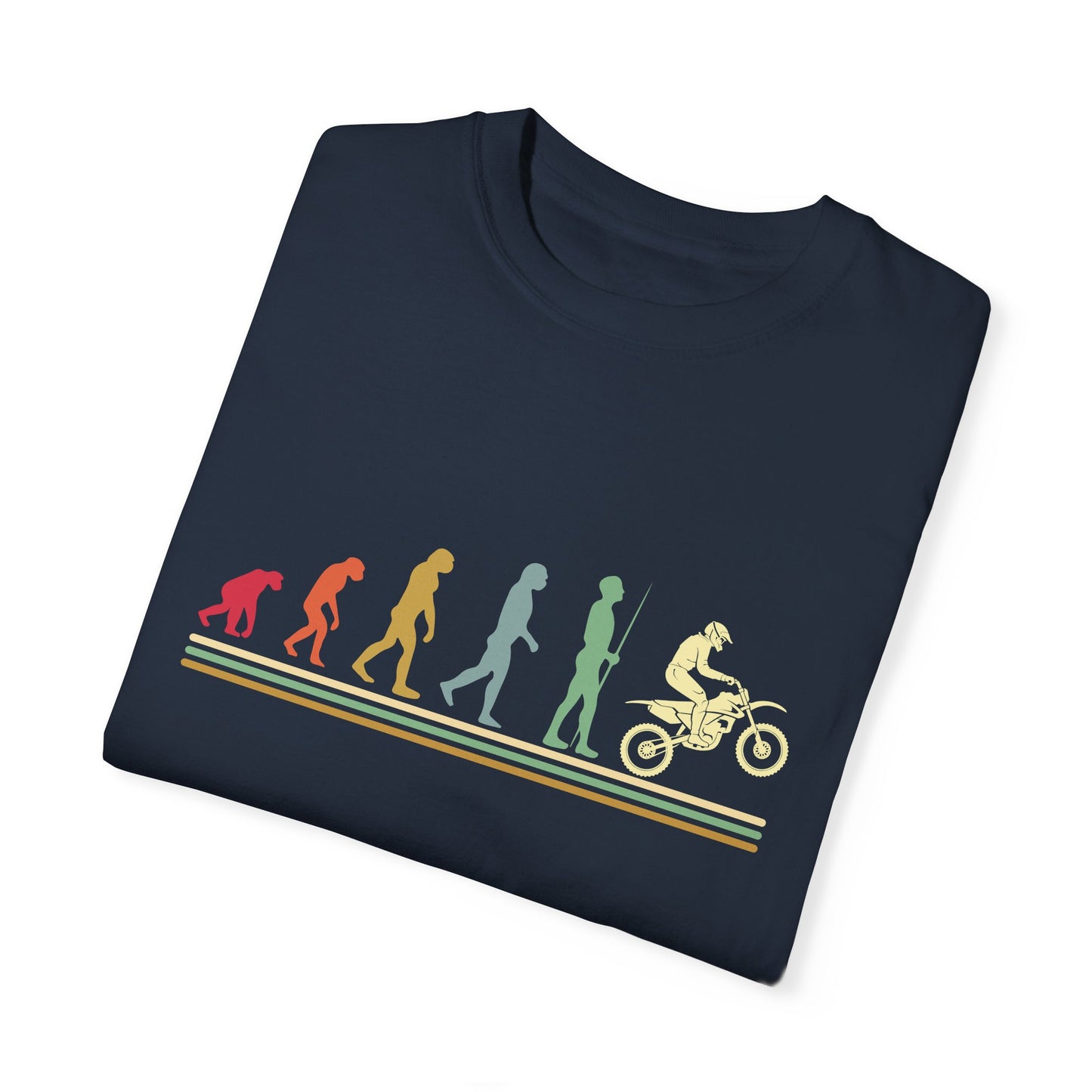 Ape to Dirt Biker Evolution T-Shirt