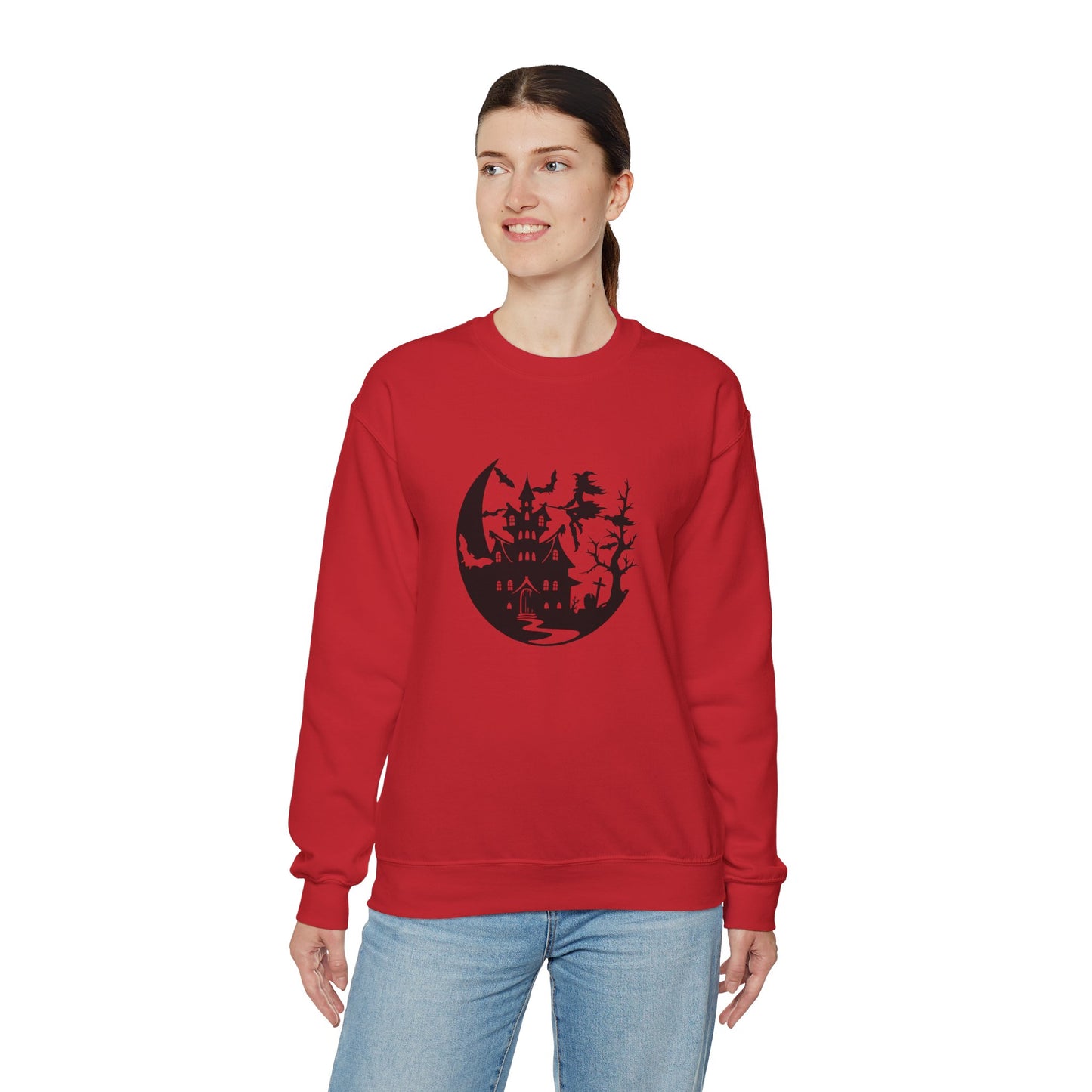 Spooky Halloween Unisex Crewneck Sweatshirt