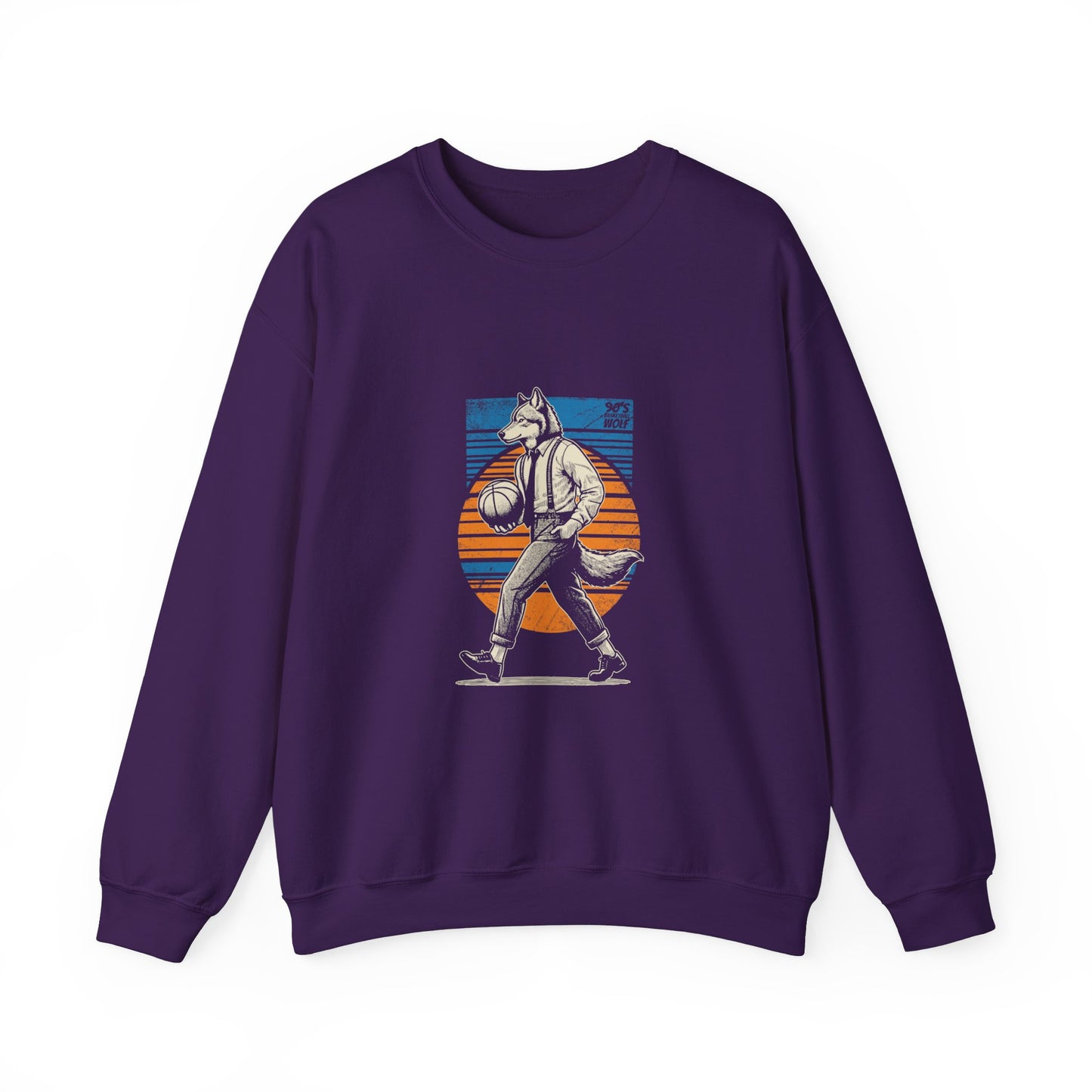 Basketball Sweatshirt, 90's Style Unisex Crewneck